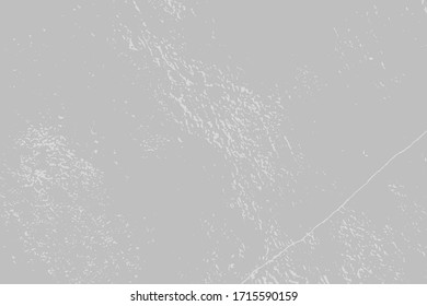 Distress Grey Grainy Texture. Beton grunge backdrop. Cement overlay background. Empty Weathered Concrete wall Element. EPS10 vector.