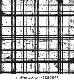 Distress Grid overlay texture for your design. EPS10 vector. 