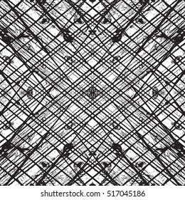 Distress grid web Overlay Texture For Your Design. EPS10 vector.