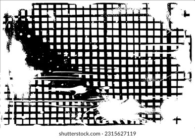 Fondo de Grunge de la angustia. Rasca, grano, ruido, sello de grano. Bolsa negra de pulverización de tinta