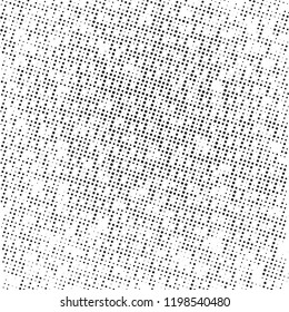 Distress grunge halftone overlay texture. Dirty noise aging design template. Pop art artistic black and white element. EPS10 vector.