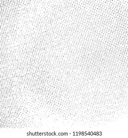 Distress grunge halftone overlay texture. Dirty noise aging design template. Pop art artistic black and white element. EPS10 vector.