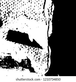 Distress grunge halftone overlay texture. Dirty noise aging design template. EPS10 vector.