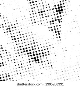 Distress grunge halftone overlay texture. Dirty dot noise aging design template. Pop art artistic element. EPS10 vector.