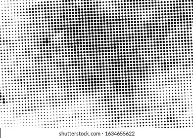 Distress grunge halftone overlay texture. Dirty noise aging pop art design template. EPS10 vector.