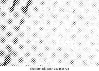 Distress grunge halftone overlay texture. Dirty noise aging pop art design template. EPS10 vector.