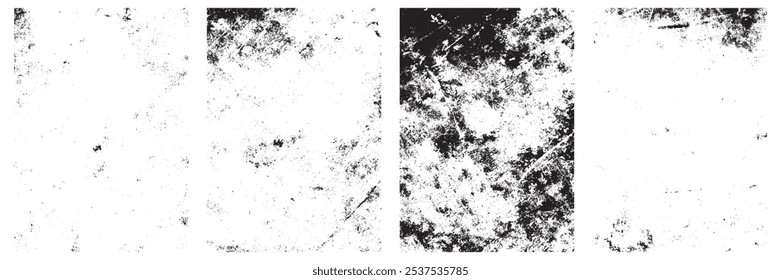 Distress grunge overlay texture. Abstract surface dust and rough dirty wall background concept.Vector illustration Grunge overlay textures with dust grain isolated on white background.