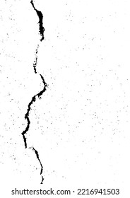 Vector de fondo abstracto de la textura de grifo de socorro. Carretera abandonada, vieja acera sucia. Cemento envejecido, pavimento maltratado. Camino blanco y negro dañado, hormigón crack, mal estado, arte de pared áspero.
