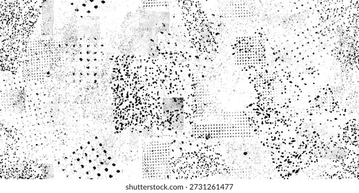 Angústia grunge textura fundo. Padrão infinito. textura padrão sem costura. Grange formas .Grunge texturizado . Textura granulada do vetor. Tela imprimir textura de padrão sem fim. Imprimir
