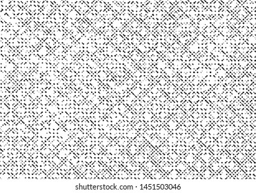 Distress grunge texture background, Old pattern overlay vector, Halftone retro rough design, Black abstract textured