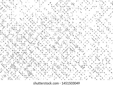 Distress grunge texture background, Old pattern overlay vector, Halftone dust monochrome, Black abstract textured