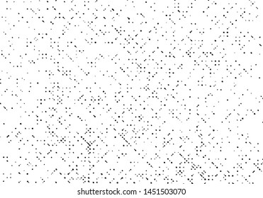 Distress grunge texture background, Old pattern overlay vector, Halftone dust design, Black abstract textured