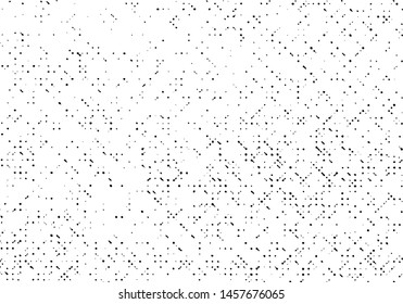 Distress grunge texture background, Old pattern overlay vector, Monochrome halftone dust, Black abstract textured