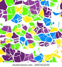 Distress Grunge Texture. Cracks colored seamless pattern. hand drawing. Not AI, Vector illustration
