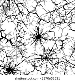 Distress Grunge Texture. Cracks seamless pattern. hand drawing. Not AI, Illustrat3 . Vector illustration