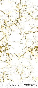 Distress Grunge Texture. Elegant Seamless Pattern. Gold Old, Retro Background. Broken, Cracked Wall Texture. Scratched, Dirt Print. Golden Luxury Grunge Style. Noise Rough Design. Vector Illustration.