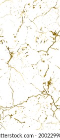 Distress Grunge Texture. Elegant Seamless Pattern. Gold Old, Retro Background. Broken, Cracked Wall Texture. Scratched, Dirt Print. Golden Luxury Grunge Style. Noise Rough Design. Vector Illustration.