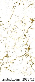 Not Grunge Texture. Elegantes Nahtloses Muster. Gold Alt, Retro-Hintergrund. Gebrochen, Mauer gebrochen. Geschätzt, dunkel drucken. Golden Luxury Grunge Style. Geräuscharmes Design. Vektorgrafik.
