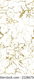 Distress Grunge Texture. Elegant Seamless Pattern. Gold Old, Retro Background. Broken, Cracked Wall Texture. Scratched, Dirt Print. Golden Luxury Grunge Style. Noise Rough Design. Vector Illustration.