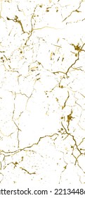Distress Grunge Texture. Elegant Seamless Pattern. Gold Old, Retro Background. Broken, Cracked Wall Texture. Scratched, Dirt Print. Golden Luxury Grunge Style. Noise Rough Design. Vector Illustration.