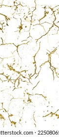 La textura de desgarre de la angustia. Elegante Patrón Sin Marea. Oro Viejo, Fondo Retro. Textura de pared rota y rota. Impresión Scratched, Dirt. Estilo Grunge De Lujo Dorado. Diseño ruidoso. Ilustración vectorial.
