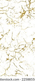 Distress Grunge Texture. Elegant Seamless Pattern. Gold Old, Retro Background. Broken, Cracked Wall Texture. Scratched, Dirt Print. Golden Luxury Grunge Style. Noise Rough Design. Vector Illustration.