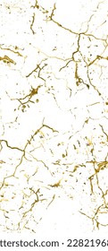 La textura de desgarre de la angustia. Elegante Patrón Sin Marea. Oro Viejo, Fondo Retro. Textura de pared rota y rota. Impresión Scratched, Dirt. Estilo Grunge De Lujo Dorado. Diseño ruidoso. Ilustración vectorial.