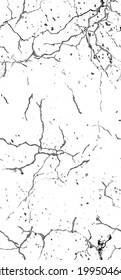 La textura de desgarre de la angustia. Patrón sin inconvenientes. Fondo Retro Antiguo De Medio Tono. Textura de pared rota y rota. Impresión Scratched, Dirt. Estilo de Grunge negro y blanco. Diseño ruidoso. Ilustración vectorial.