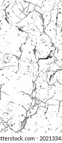 La textura de desgarre de la angustia. Patrón sin inconvenientes. Fondo Retro Antiguo De Medio Tono. Textura de pared rota y rota. Impresión Scratched, Dirt. Estilo de Grunge negro y blanco. Diseño ruidoso. Ilustración vectorial.