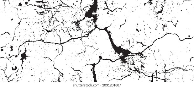 La textura de desgarre de la angustia. Patrón sin inconvenientes. Fondo Retro Antiguo De Medio Tono. Textura de pared rota y rota. Impresión Scratched, Dirt. Estilo de Grunge negro y blanco. Diseño ruidoso. Ilustración vectorial.