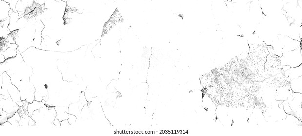 Distress Grunge Texture. Seamless Pattern. Halftone Old, Retro Background. Broken, Cracked Wall Texture. Scratched, Dirt Print. Black and White Grunge Style. Noise Rough Design. Vector Illustration.