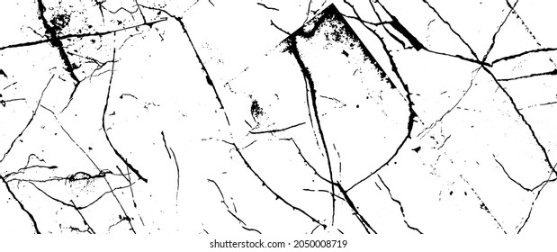 La textura de desgarre de la angustia. Patrón sin inconvenientes. Fondo Retro Antiguo De Medio Tono. Textura de pared rota y rota. Impresión Scratched, Dirt. Estilo de Grunge negro y blanco. Diseño ruidoso. Ilustración vectorial.