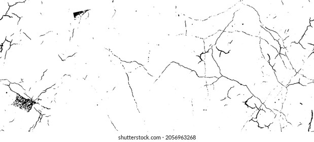 Distress Grunge Texture. Seamless Pattern. Halftone Old, Retro Background. Broken, Cracked Wall Texture. Scratched, Dirt Print. Black and White Grunge Style. Noise Rough Design. Vector Illustration.