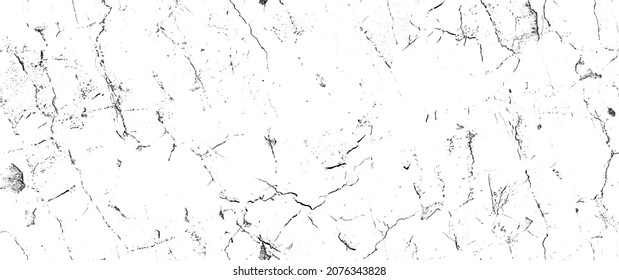 Distress Grunge Texture. Seamless Pattern. Halftone Old, Retro Background. Broken, Cracked Wall Texture. Scratched, Dirt Print. Black and White Grunge Style. Noise Rough Design. Vector Illustration.
