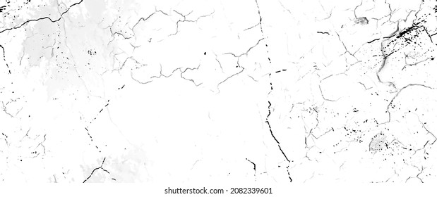 Distress Grunge Texture. Seamless Pattern. Halftone Old, Retro Background. Broken, Cracked Wall Texture. Scratched, Dirt Print. Black and White Grunge Style. Noise Rough Design. Vector Illustration.