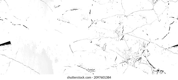 Distress Grunge Texture. Seamless Pattern. Halftone Old, Retro Background. Broken, Cracked Wall Texture. Scratched, Dirt Print. Black and White Grunge Style. Noise Rough Design. Vector Illustration.