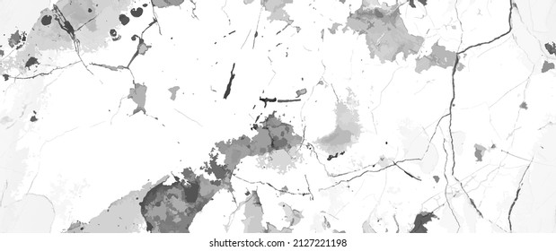La textura de desgarre de la angustia. Patrón sin inconvenientes. Fondo Retro Antiguo De Medio Tono. Textura de pared rota y rota. Impresión Scratched, Dirt. Estilo de Grunge negro y blanco. Diseño ruidoso. Ilustración vectorial.