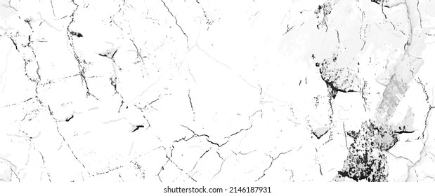 Distress Grunge Texture. Seamless Pattern. Halftone Old, Retro Background. Broken, Cracked Wall Texture. Scratched, Dirt Print. Black and White Grunge Style. Noise Rough Design. Vector Illustration.