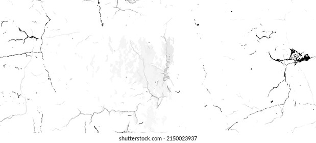 Distress Grunge Texture. Seamless Pattern. Halftone Old, Retro Background. Broken, Cracked Wall Texture. Scratched, Dirt Print. Black and White Grunge Style. Noise Rough Design. Vector Illustration.