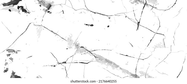 Distress Grunge Texture. Seamless Pattern. Halftone Old, Retro Background. Broken, Cracked Wall Texture. Scratched, Dirt Print. Black and White Grunge Style. Noise Rough Design. Vector Illustration.