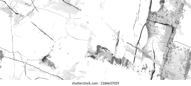 Distress Grunge Texture. Seamless Pattern. Halftone Old, Retro Background. Broken, Cracked Wall Texture. Scratched, Dirt Print. Black and White Grunge Style. Noise Rough Design. Vector Illustration.