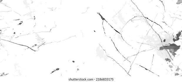Distress Grunge Texture. Seamless Pattern. Halftone Old, Retro Background. Broken, Cracked Wall Texture. Scratched, Dirt Print. Black and White Grunge Style. Noise Rough Design. Vector Illustration.