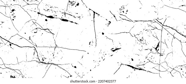 La textura de desgarre de la angustia. Patrón sin inconvenientes. Fondo Retro Antiguo De Medio Tono. Textura de pared rota y rota. Impresión Scratched, Dirt. Estilo de Grunge negro y blanco. Diseño ruidoso. Ilustración vectorial.