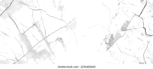Distress Grunge Texture. Seamless Pattern. Halftone Old, Retro Background. Broken, Cracked Wall Texture. Scratched, Dirt Print. Black and White Grunge Style. Noise Rough Design. Vector Illustration.