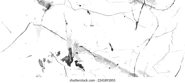 Distress Grunge Texture. Seamless Pattern. Halftone Old, Retro Background. Broken, Cracked Wall Texture. Scratched, Dirt Print. Black and White Grunge Style. Noise Rough Design. Vector Illustration.