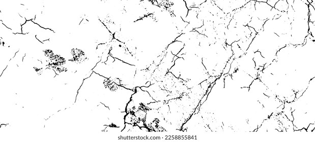 La textura de desgarre de la angustia. Patrón sin inconvenientes. Fondo Retro Antiguo De Medio Tono. Textura de pared rota y rota. Impresión Scratched, Dirt. Estilo de Grunge negro y blanco. Diseño ruidoso. Ilustración vectorial.