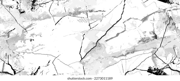 Not Grunge Texture. Nahtloses Muster. Halftone alt, Retro-Hintergrund. Gebrochen, Mauer gebrochen. Geschätzt, dunkel drucken. Schwarz-Weiß-Grunge-Stil. Geräuscharmes Design. Vektorgrafik.