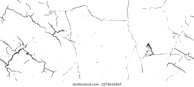 Distress Grunge Texture. Seamless Pattern. Halftone Old, Retro Background. Broken, Cracked Wall Texture. Scratched, Dirt Print. Black and White Grunge Style. Noise Rough Design. Vector Illustration.