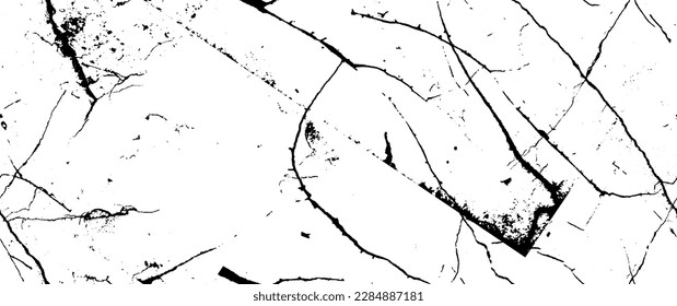 La textura de desgarre de la angustia. Patrón sin inconvenientes. Fondo Retro Antiguo De Medio Tono. Textura de pared rota y rota. Impresión Scratched, Dirt. Estilo de Grunge negro y blanco. Diseño ruidoso. Ilustración vectorial.