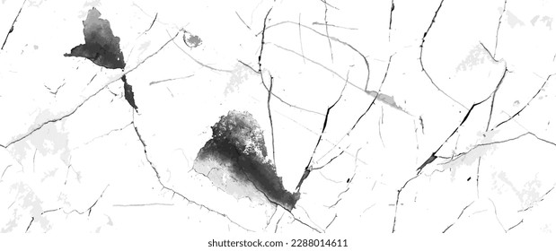 La textura de desgarre de la angustia. Patrón sin inconvenientes. Fondo Retro Antiguo De Medio Tono. Textura de pared rota y rota. Impresión Scratched, Dirt. Estilo de Grunge negro y blanco. Diseño ruidoso. Ilustración vectorial.